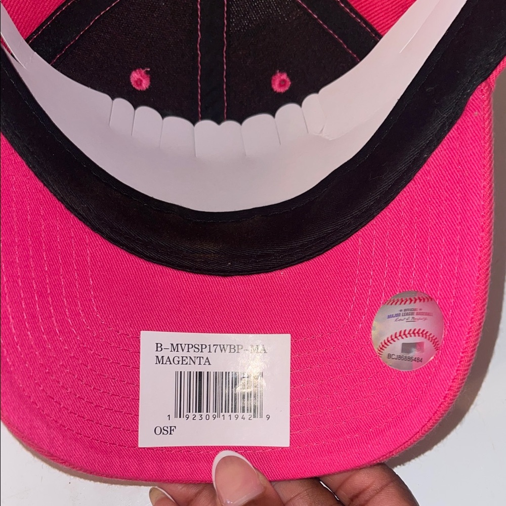 Pink Embellished Baseball Cap - Picture 6 of 6